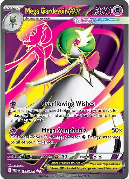 Mega Gardevoir ex 159/132 - Mega Evolution - Pokémon TCG