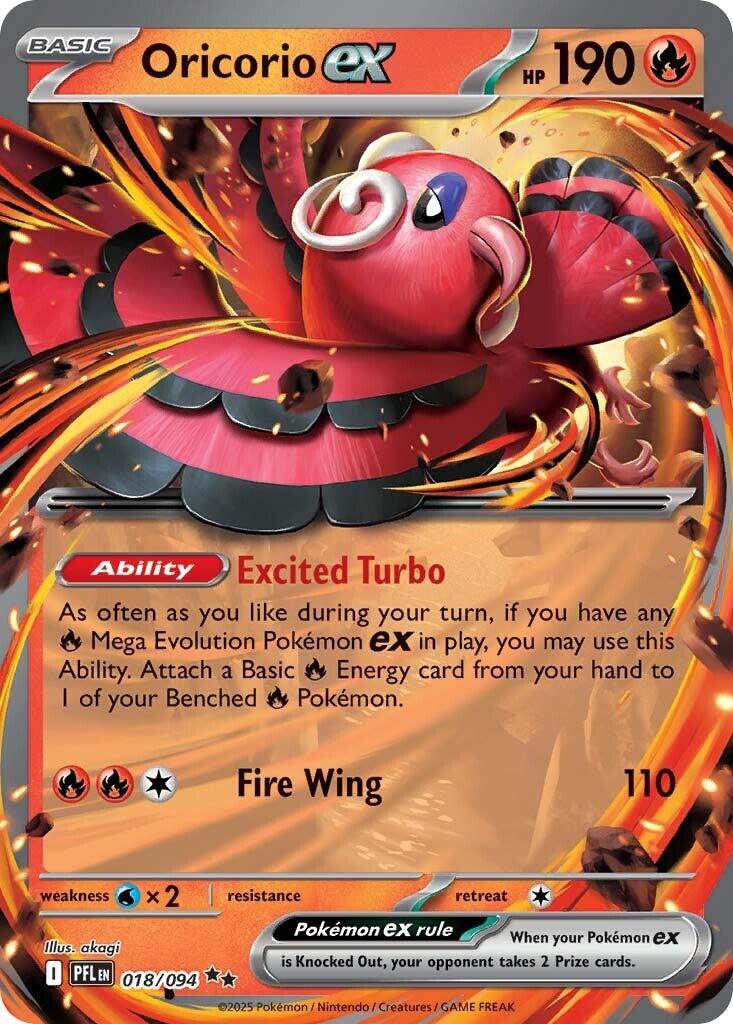Oricorio ex 018/094 - Phantasmal Flames - Pokémon TCG