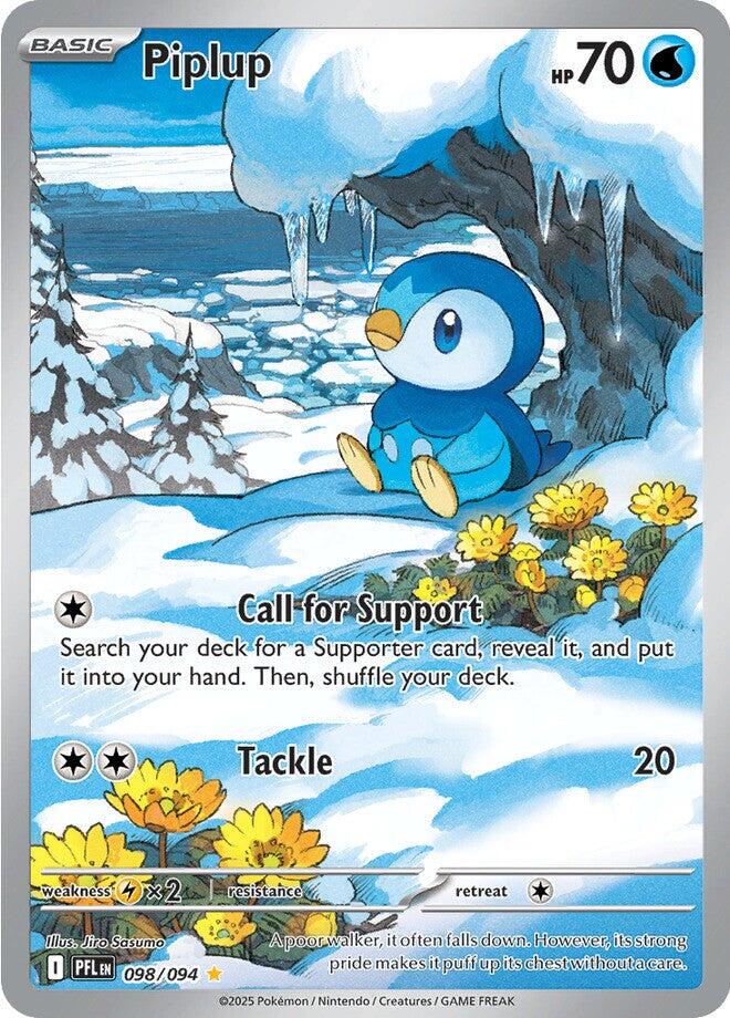 Piplup 098/094 - Phantasmal Flames - Pokémon TCG
