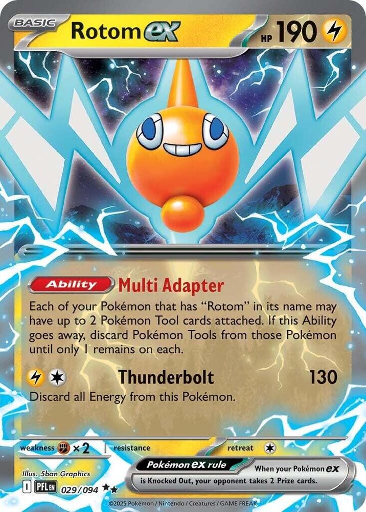 Rotom ex 029/094 - Phantasmal Flames - Pokémon TCG