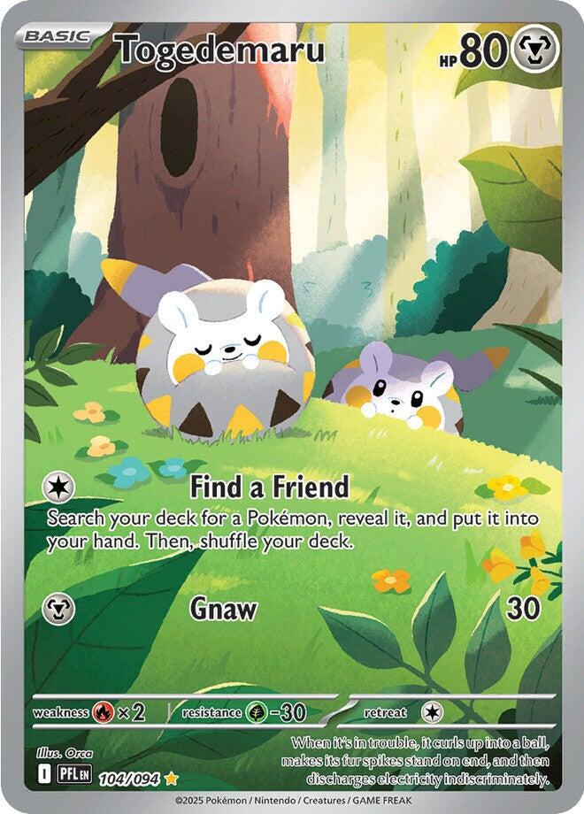 Togedemaru 104/094 - Phantasmal Flames - Pokémon TCG