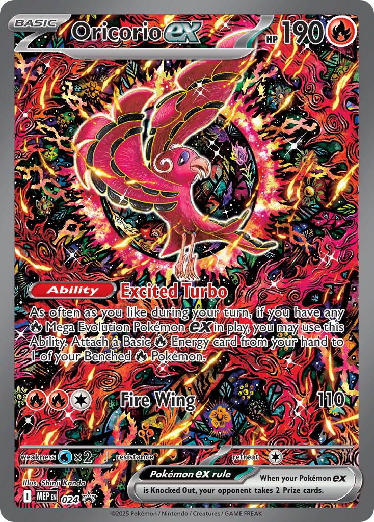 Oricorio ex 024 - Mega Evolution Promos - Pokémon TCG