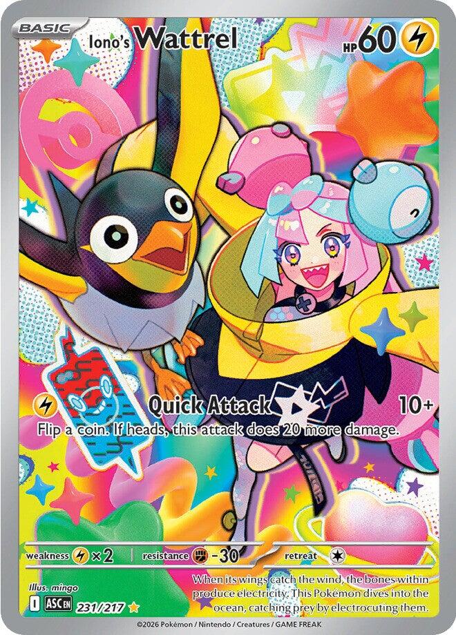 Iono's Wattrel 231/217 - Ascended Heroes - Pokémon TCG