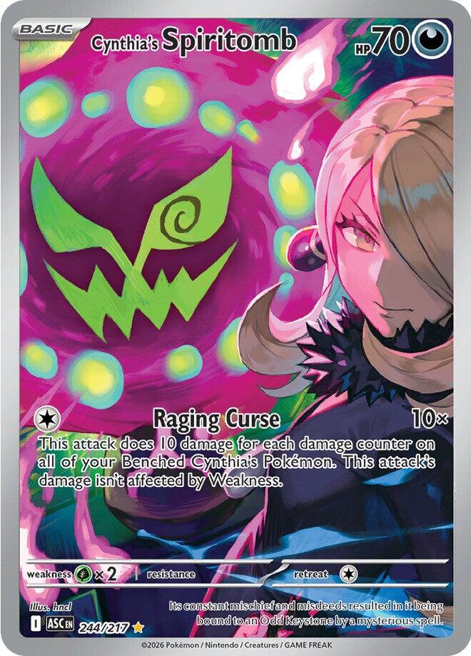 Cynthia's Spiritomb 244/217 - Ascended Heroes - Pokémon TCG