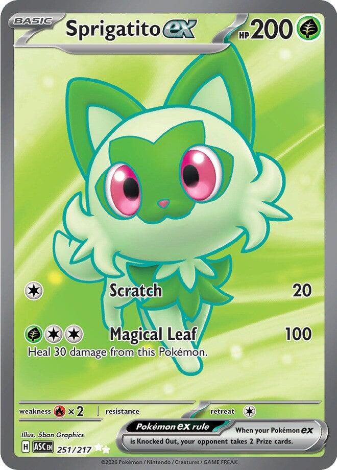 Sprigatito ex 251/217 - Ascended Heroes - Pokémon TCG