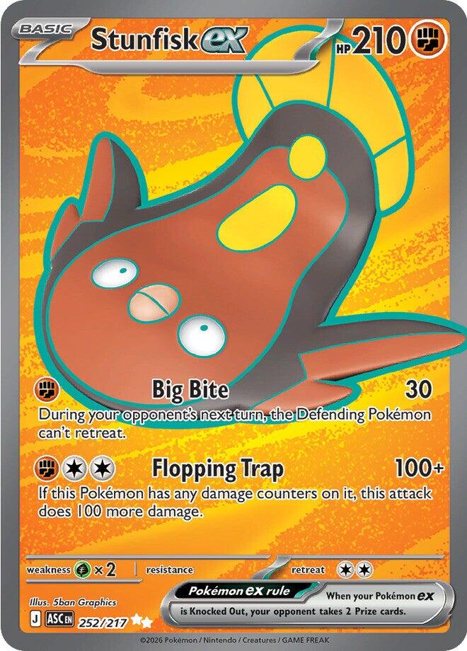 Stunfisk ex 252/217 - Ascended Heroes - Pokémon TCG