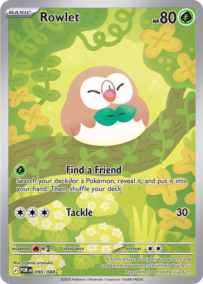 Rowlet 090/088 - Perfect Order - Pokémon TCG