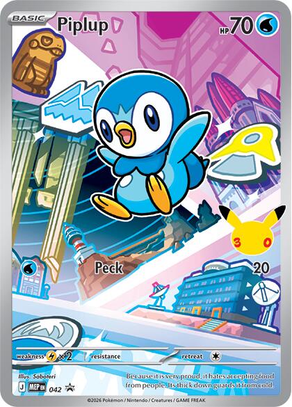Piplup 042 - Mega Evolution Promos - Pokémon TCG