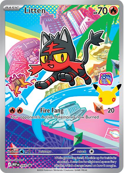 Litten 044 - Mega Evolution Promos - Pokémon TCG
