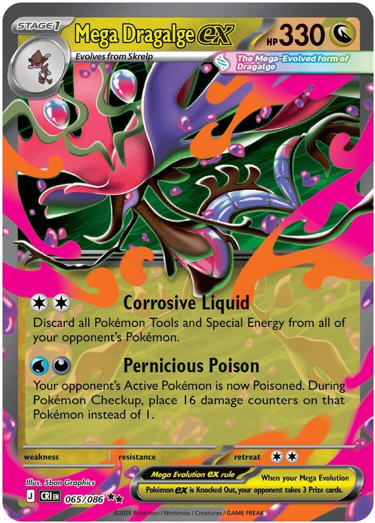 Mega Dragalge ex 065/086 - Chaos Rising - Pokémon TCG