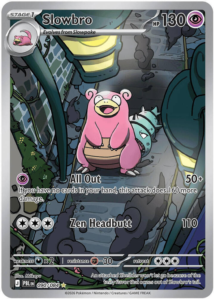 Slowbro 090/084 - Pitch Black - Pokémon TCG