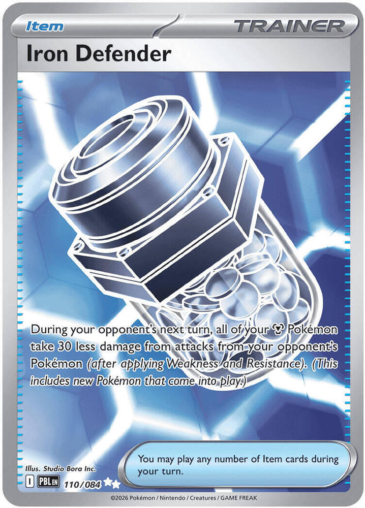 Iron Defender 110/084 - Pitch Black - Pokémon TCG