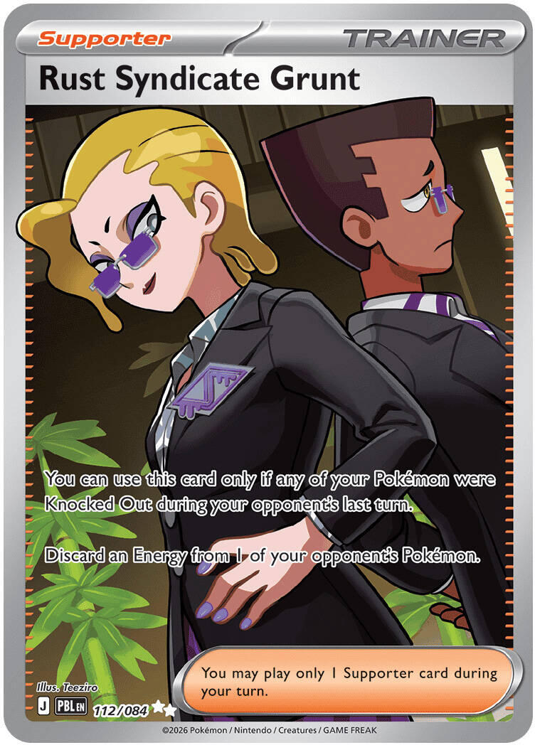 Rust Syndicate Grunt 112/084 - Pitch Black - Pokémon TCG