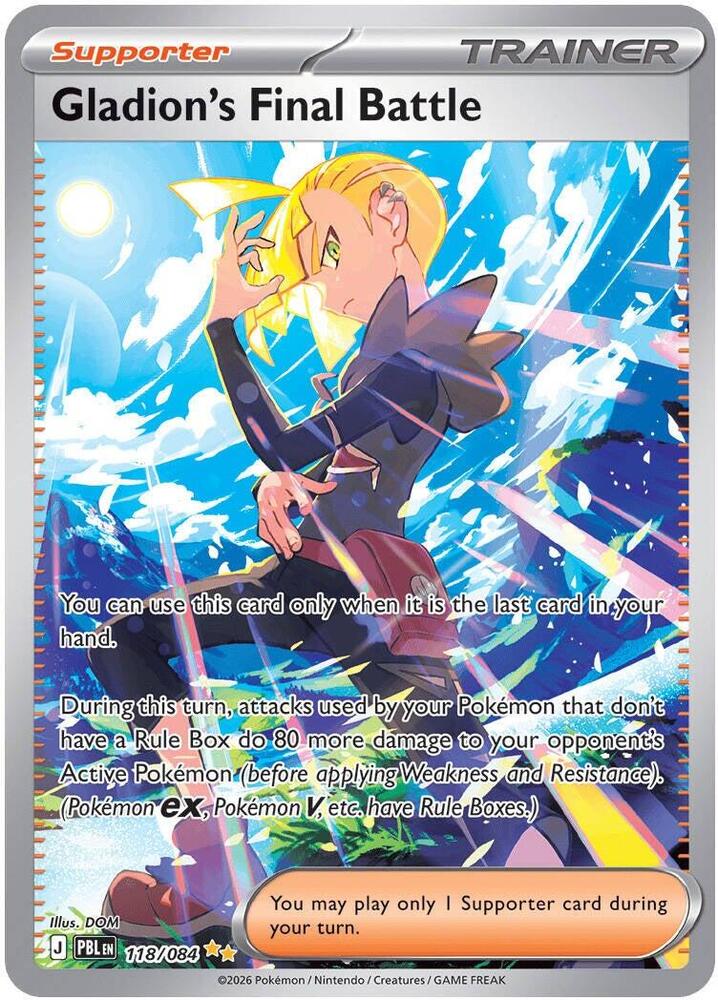 Gladion's Final Battle 118/084 - Pitch Black - Pokémon TCG