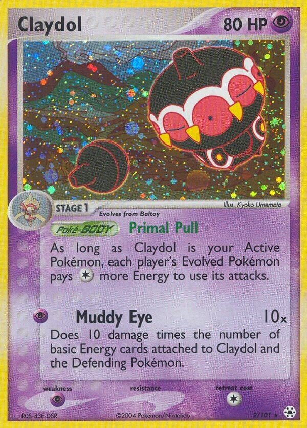 Claydol 2/101 - EX Hidden Legends - Pokémon TCG