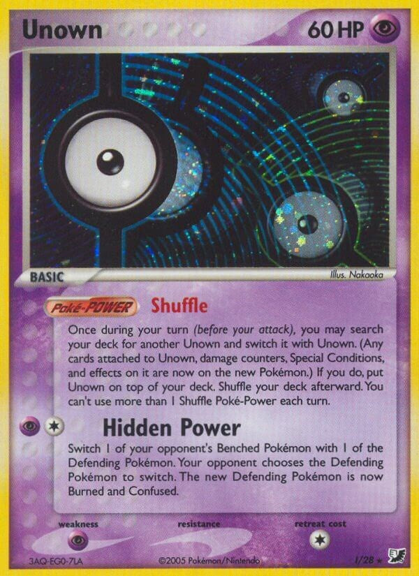 Unown (I) I/28 - EX Unseen Forces - Pokémon TCG