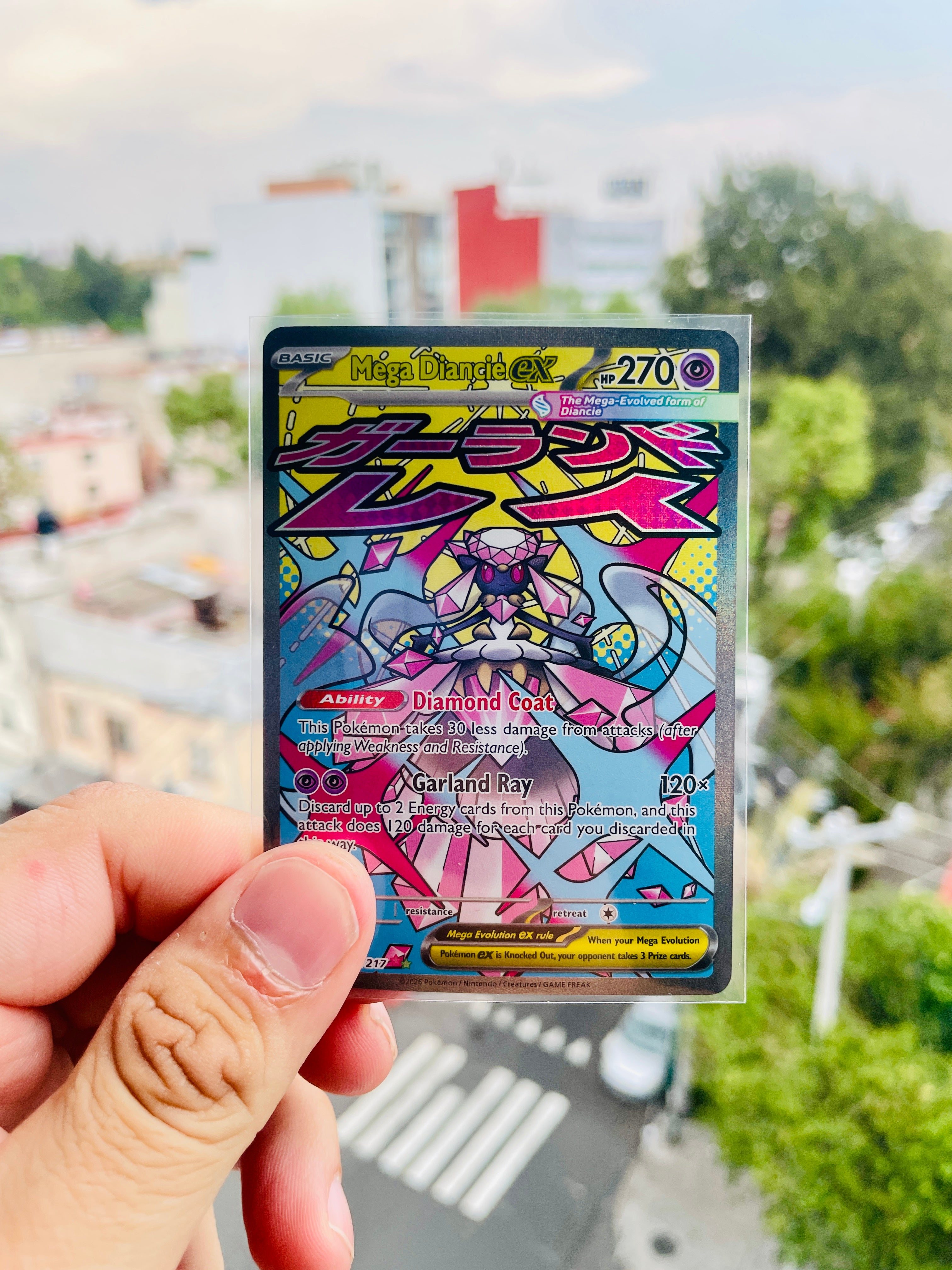 Mega Diancie ex | 267/217 | Ascended Heroes | Carta Pokémon TCG | Inglés