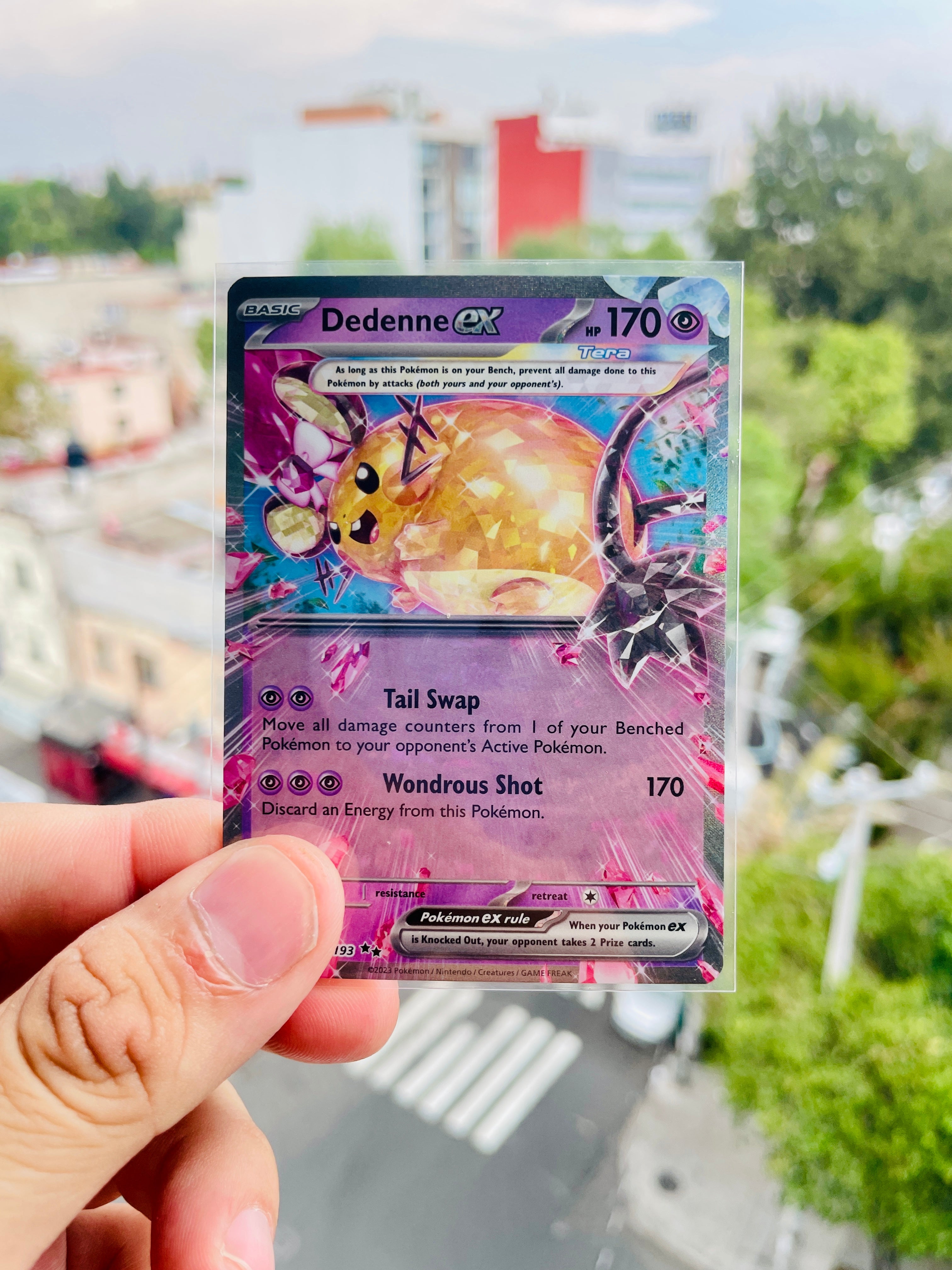 Dedenne ex | 093/193 | Paldea Evolved | Carta Pokémon TCG | Inglés