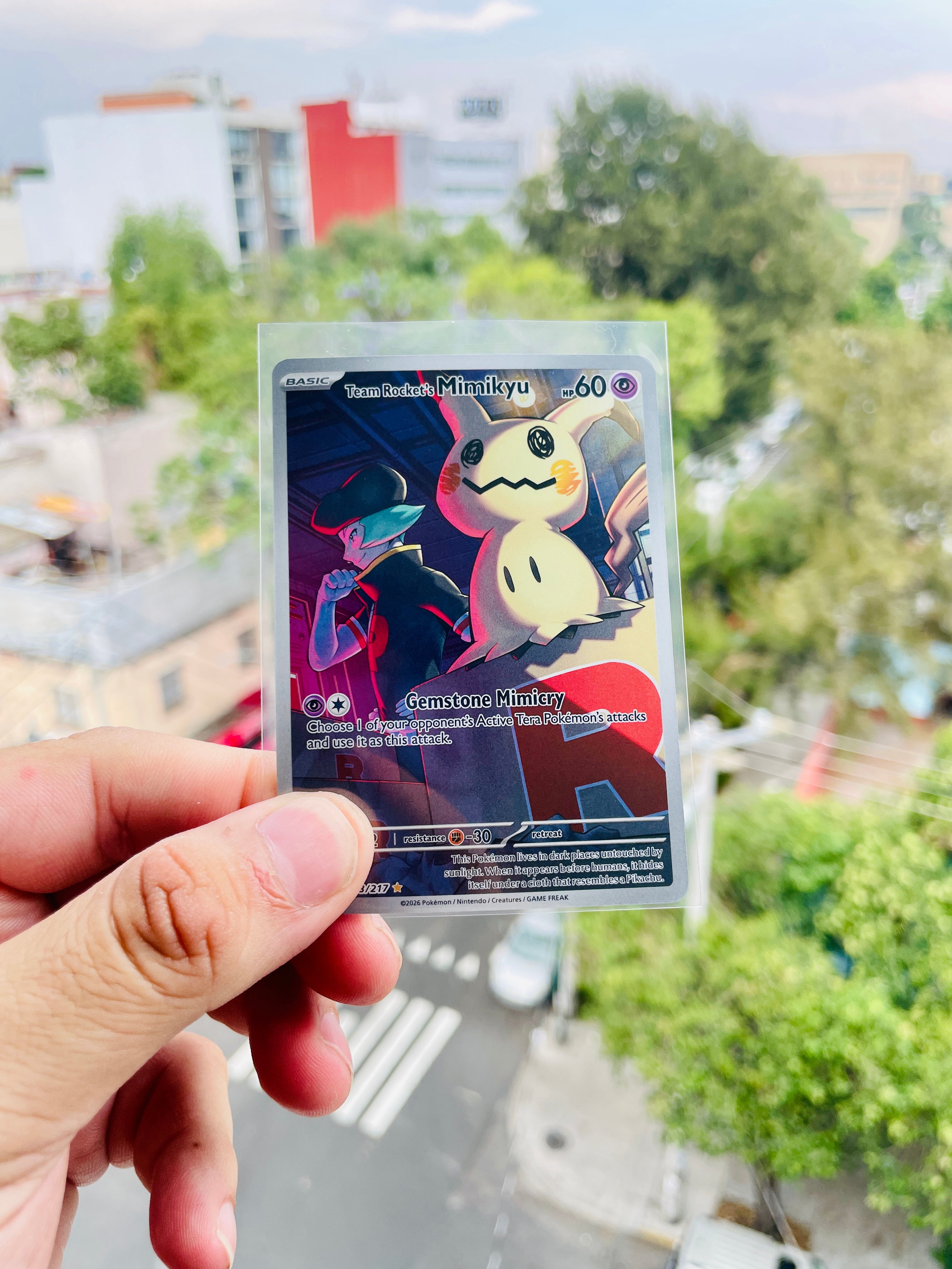 Team Rocket's Mimikyu | 238/217 | Ascended Heroes | Carta Pokémon TCG | Inglés