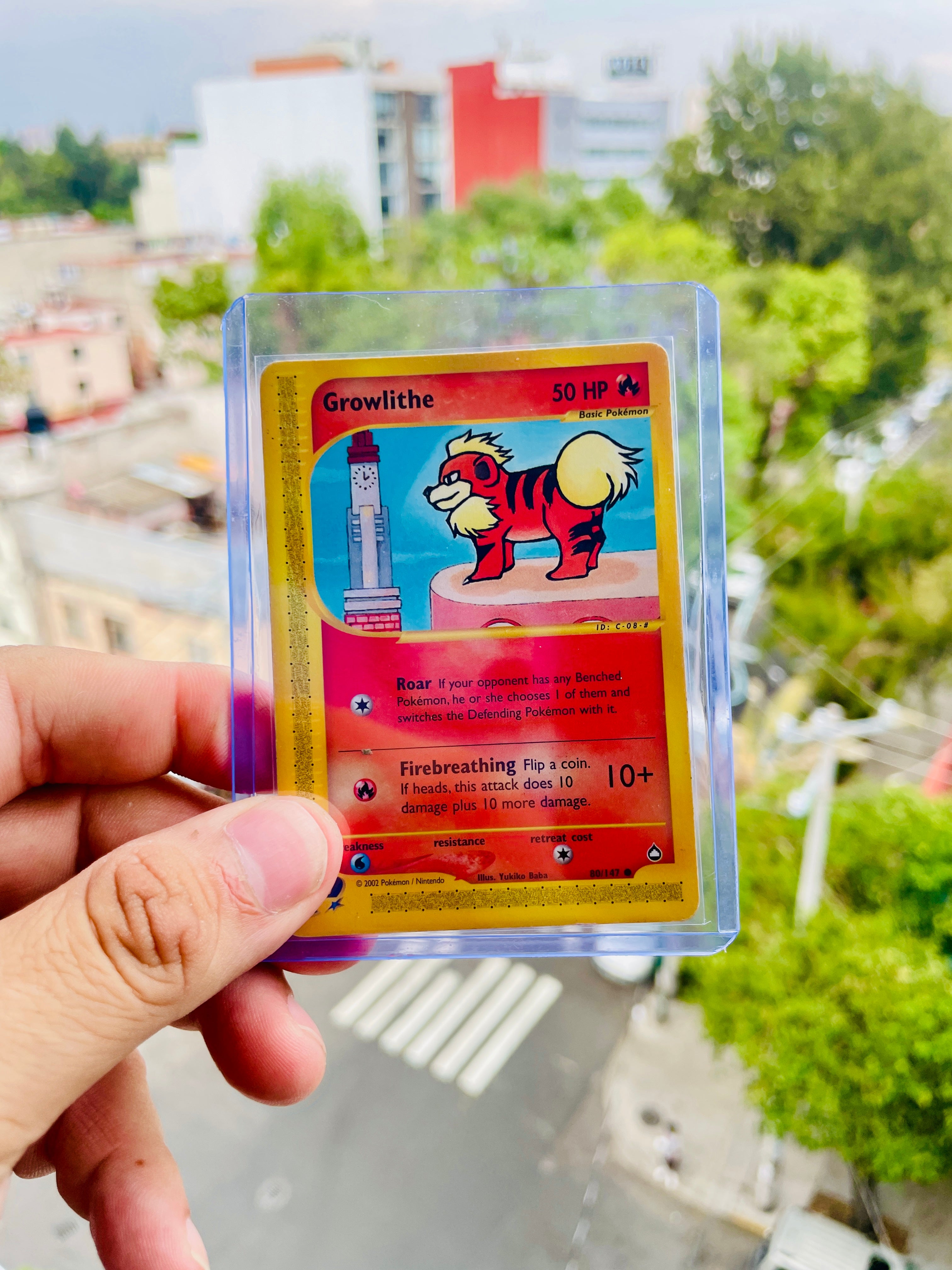 Growlithe (80) | 80 | Aquapolis | Carta Pokémon TCG | Inglés | MP