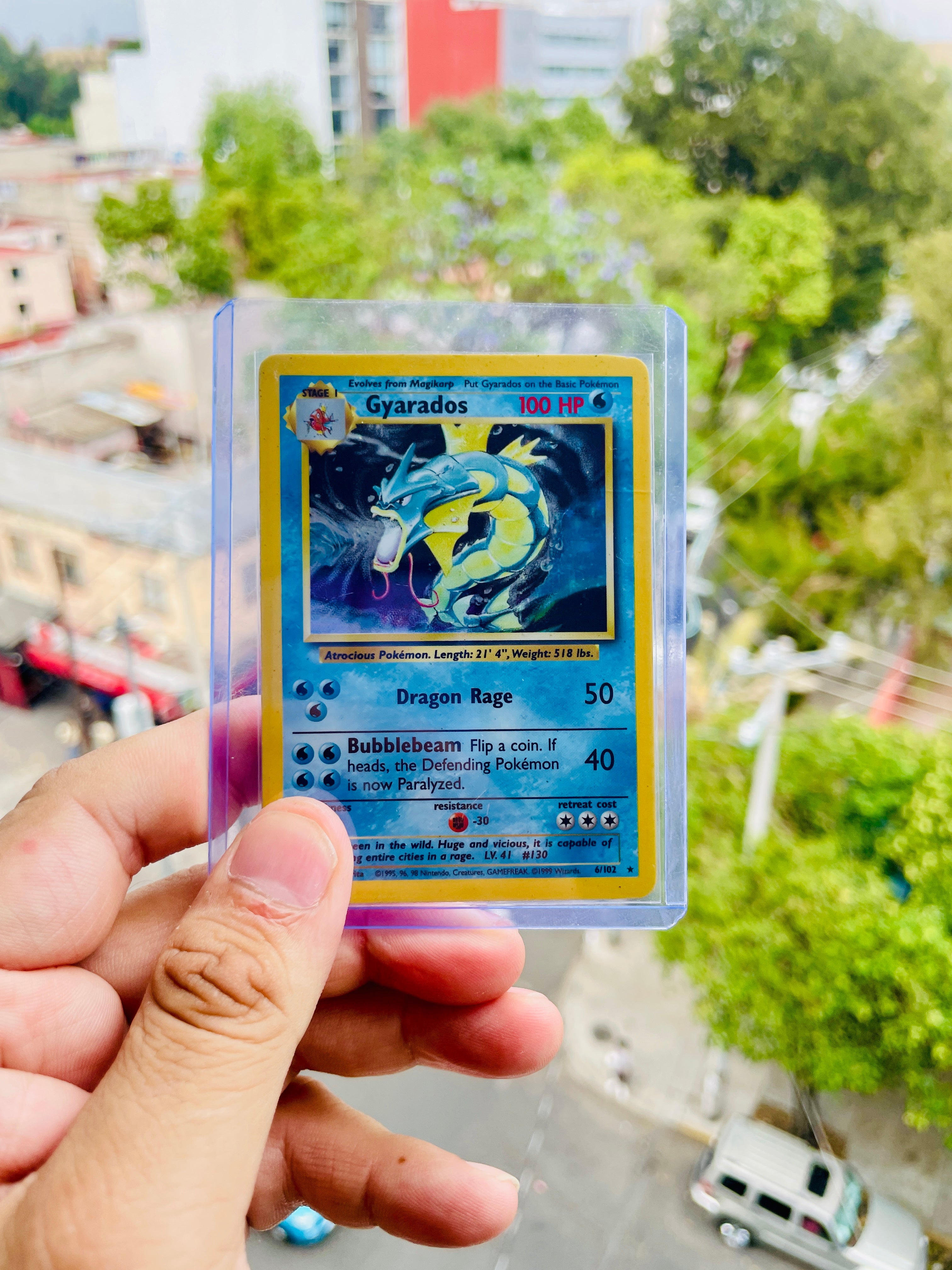 Gyarados | 6 | Base Set (Unlimited) | Carta Pokémon TCG | Inglés | MP