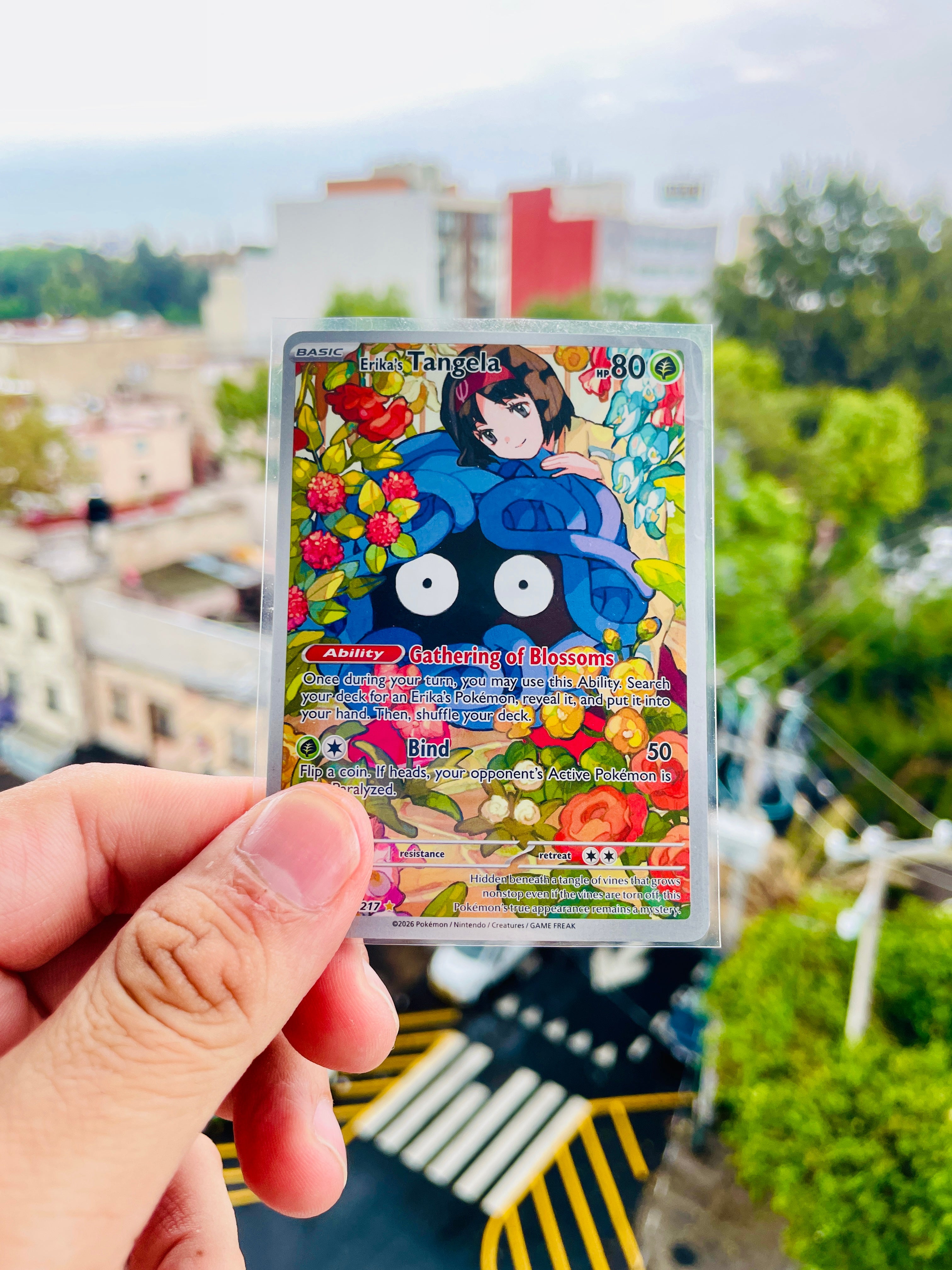 Erika's Tangela | 218/217 | Ascended Heroes | Carta Pokémon TCG | Inglés