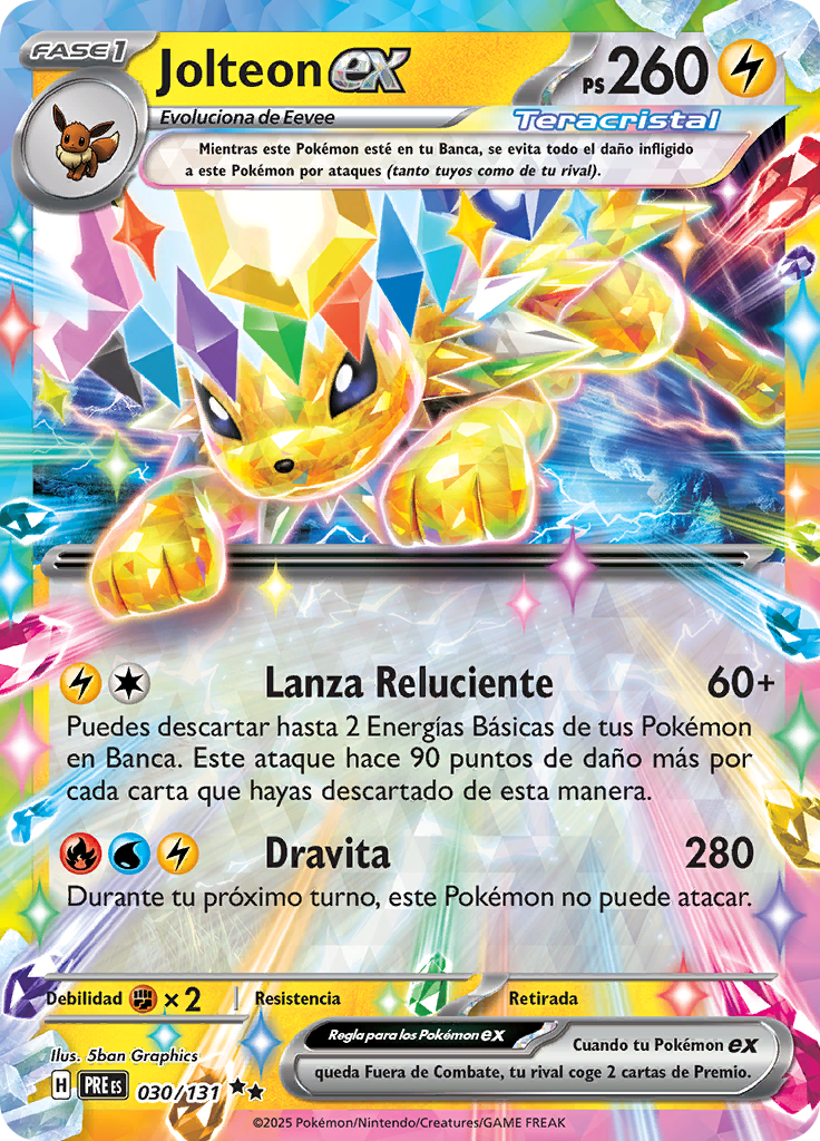 Jolteon ex 030/131 - NM Español