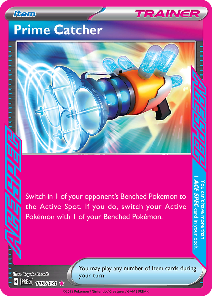 Prime Catcher 119/131 - Prismatic Evolutions - Pokémon TCG
