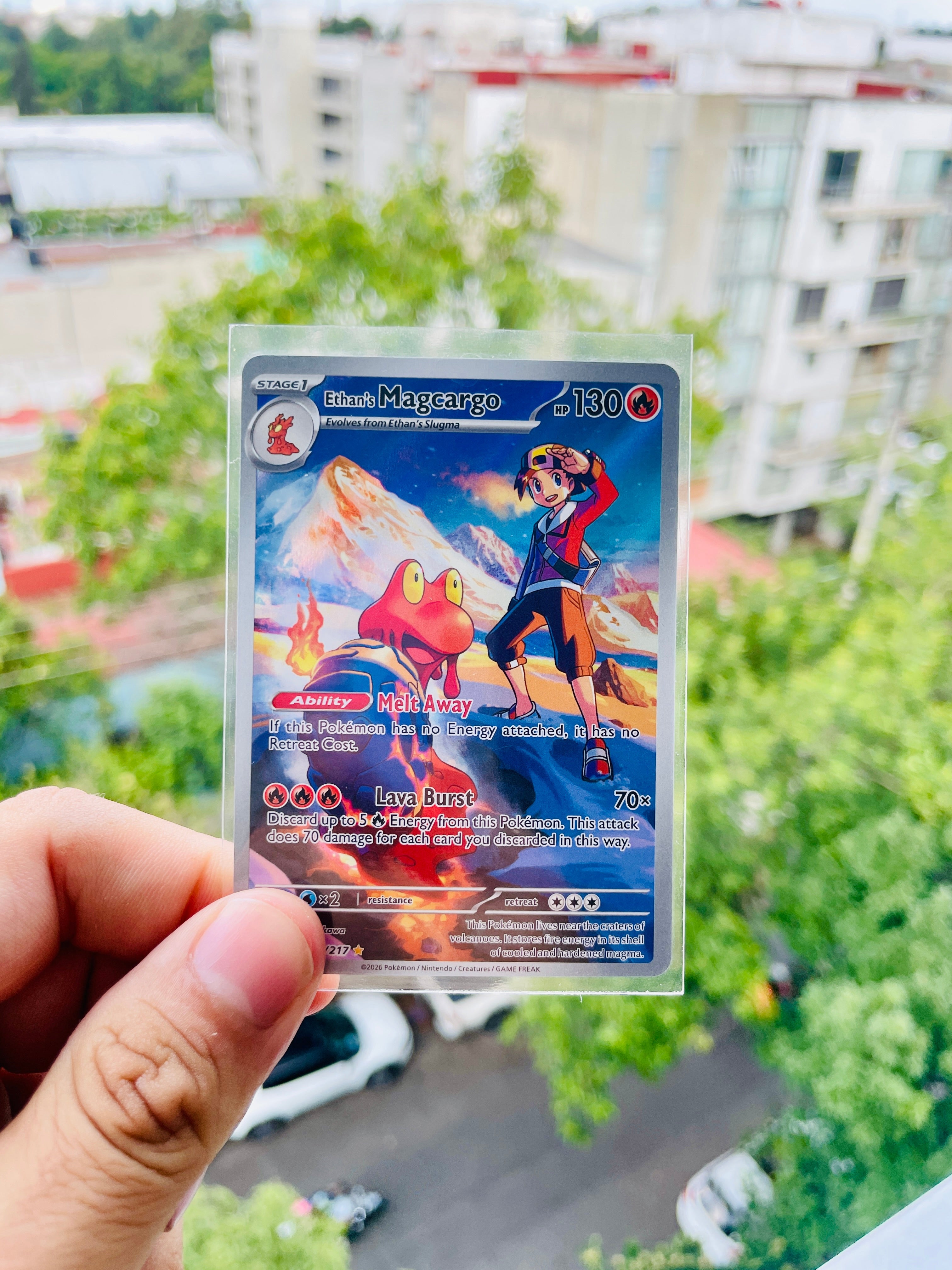 Ethan's Magcargo 222/217 - NM Inglés