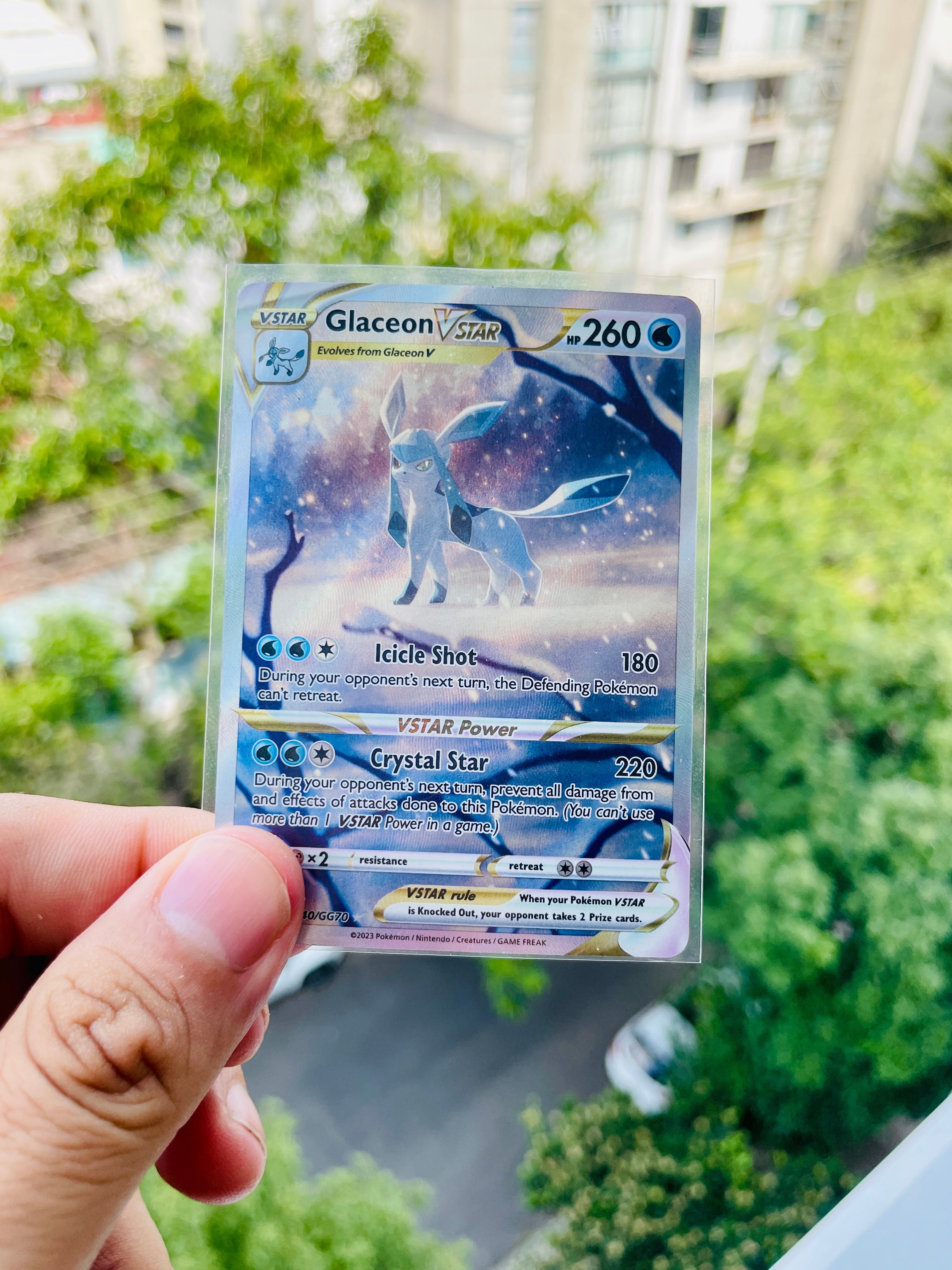 Glaceon VSTAR GG40/GG70 - NM Inglés