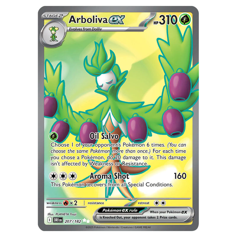 Arboliva ex 207/182 - Destined Rivals - Pokémon TCG