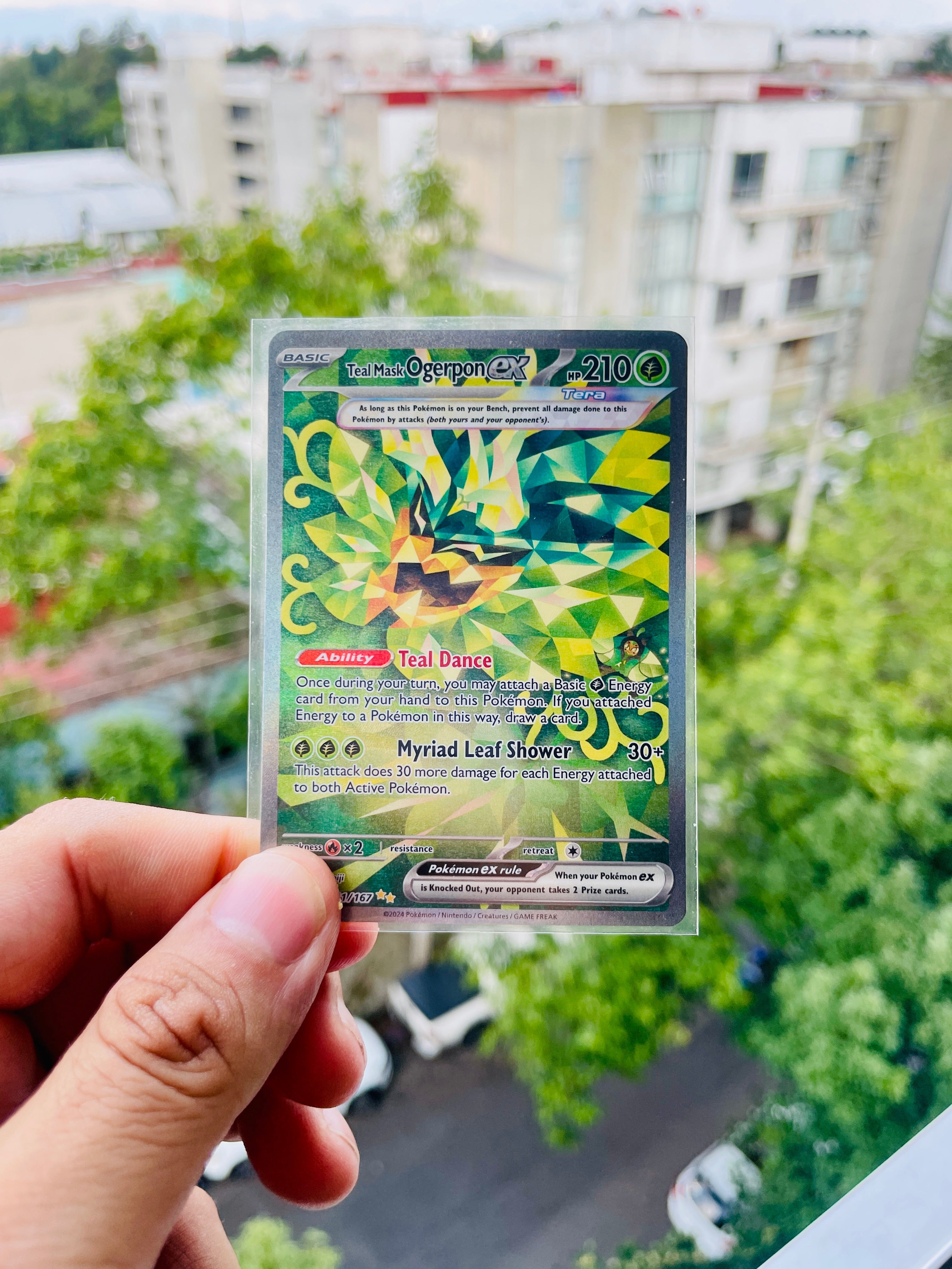 Teal Mask Ogerpon ex 211/167 - NM Inglés