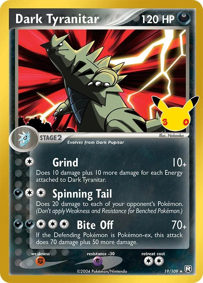 Dark Tyranitar Pokémon TCG card artwork